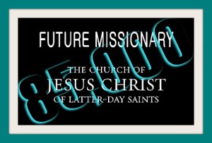 Missionary name tag with number 85000 silhouette.