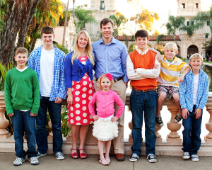 A happy Mormon Family