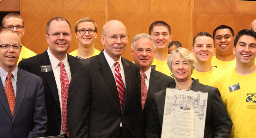 Mormon Helping Hands Recognized by City of Houston